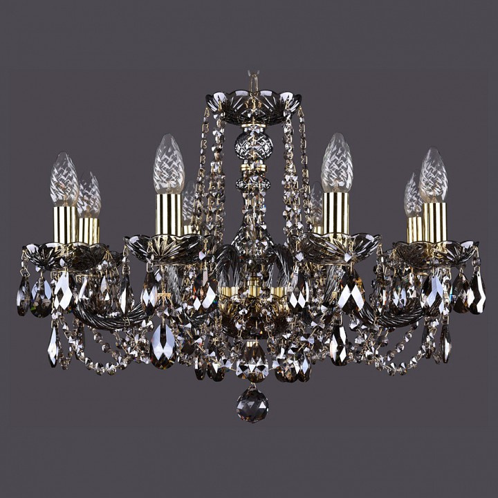 Подвесная люстра Bohemia Ivele Crystal 1402 1402/8/195/G/M731