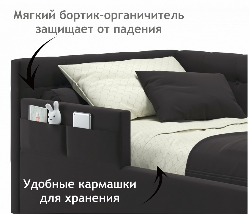 Кровать односпальная Bonna 2000x900 с ПМ