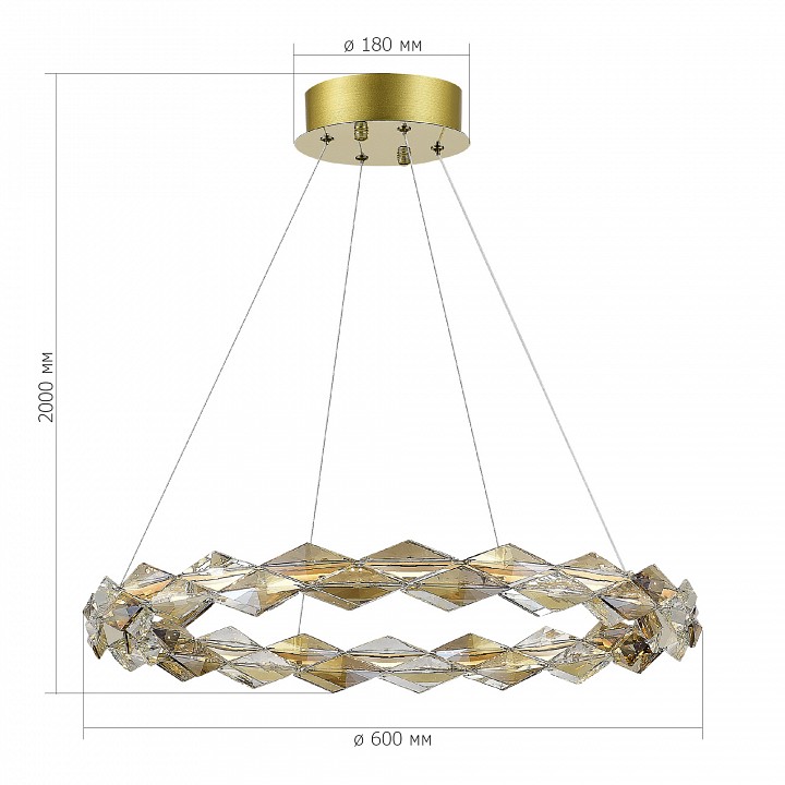 Подвесной светильник ST-Luce Diamanta SL6009.203.01