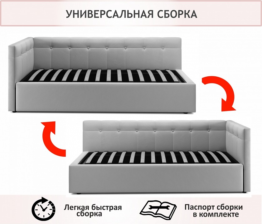 Кровать односпальная Bonna 2000x900