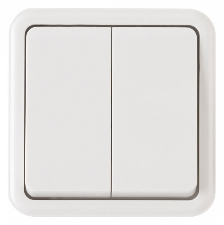 Выключатель двухклавишный Arte Milano 310 310.30-2.white