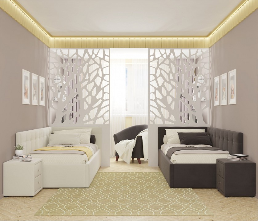 Кровать односпальная Bonna с матрасом Promo B Cocos 2000x900