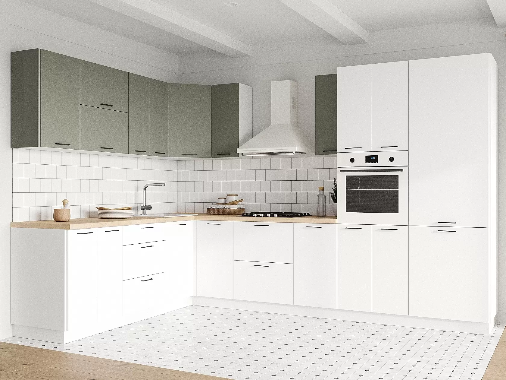 Кухонный гарнитур Аурелио 320х220 см