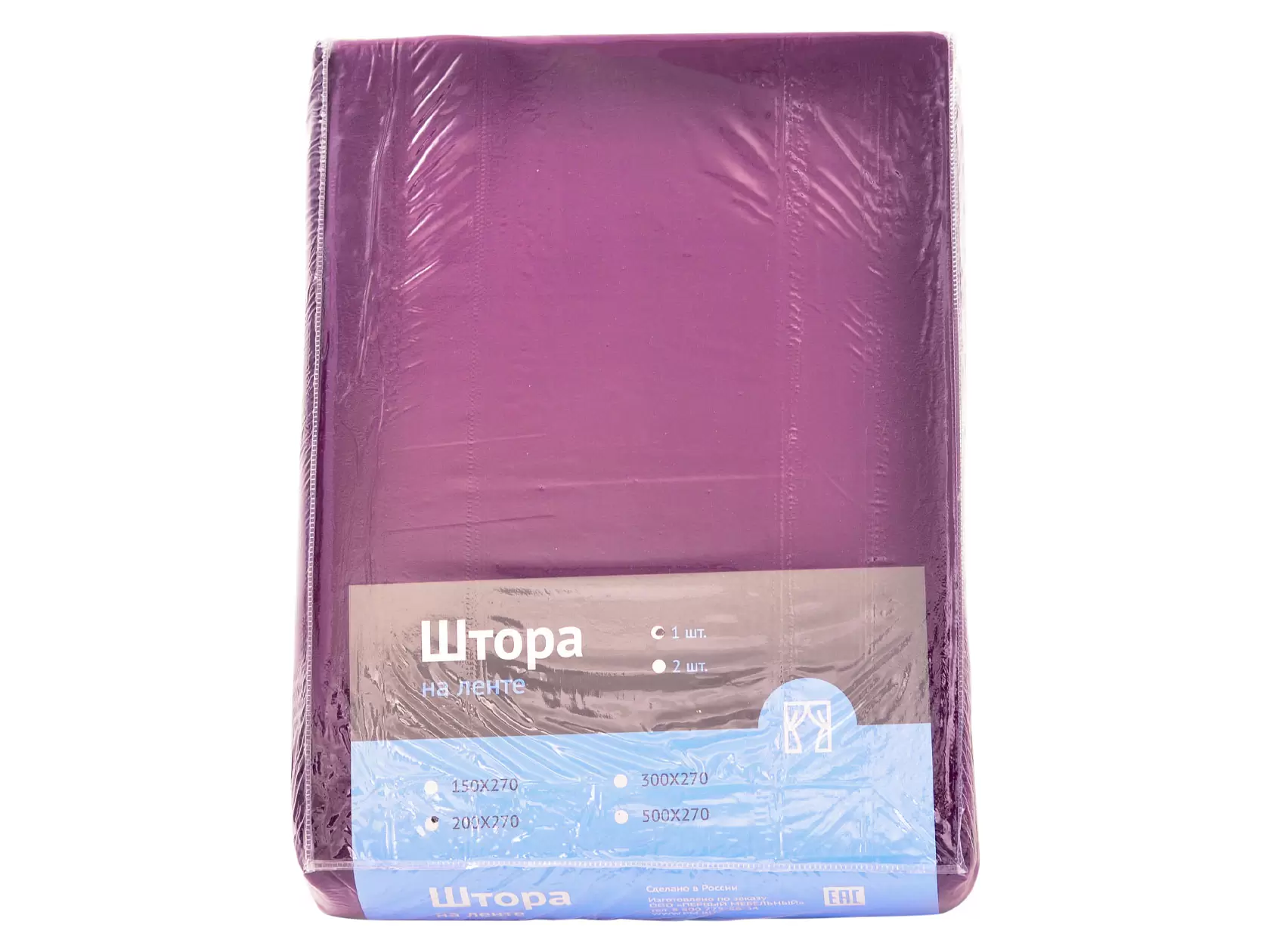 Штора Портьера ШП(999)(270), Размер 200х270 велюр
