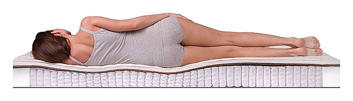 Матрас полутораспальный Eco Foam Hard S-1000 2000x1400
