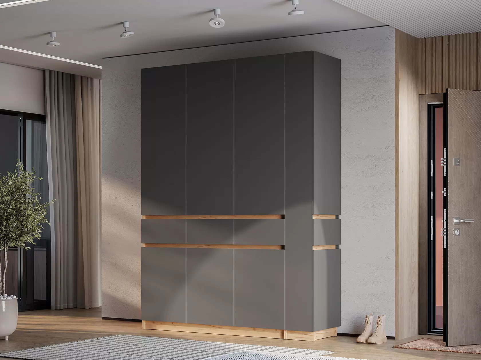 Распашной шкаф Багира Практик