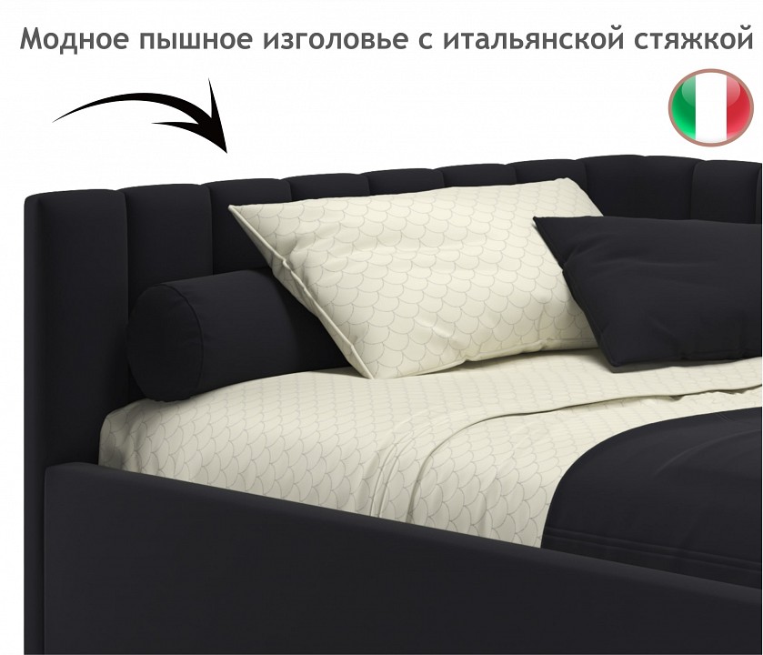 Кровать полутораспальная Milena 2000x1200