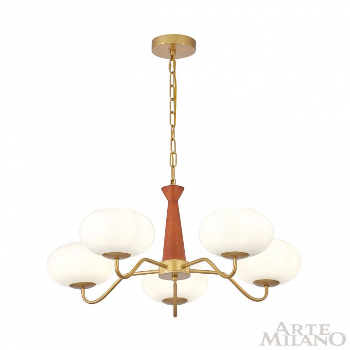 Подвесная люстра Arte Milano AM-Napoli 310166/D680/5 BS/WD