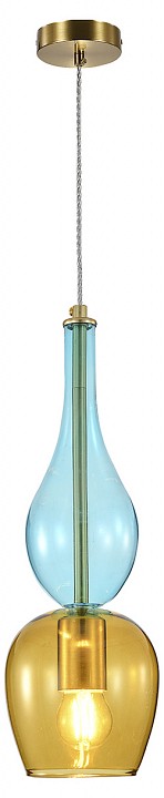 Подвесной светильник Indigo Millefiori 11065/1P Amber