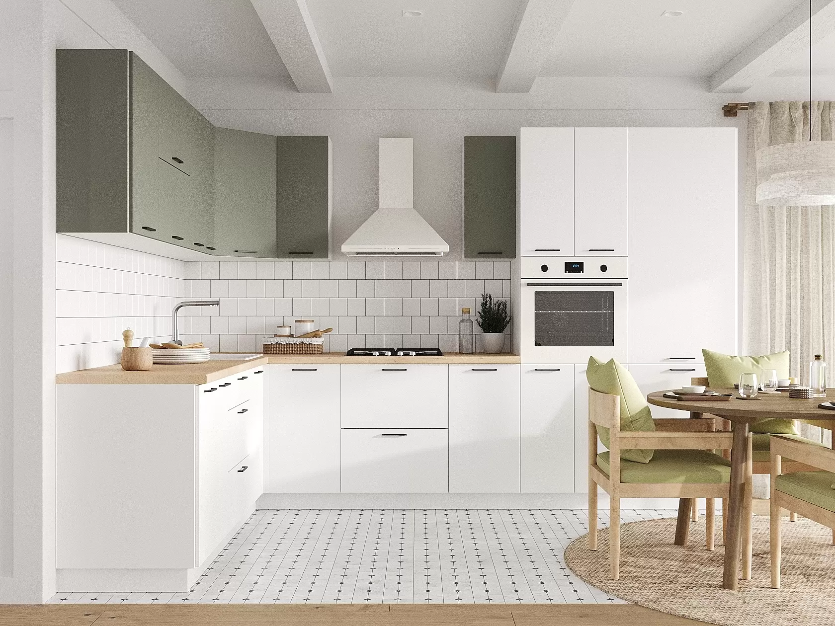 Кухонный гарнитур Аурелио 320х220 см