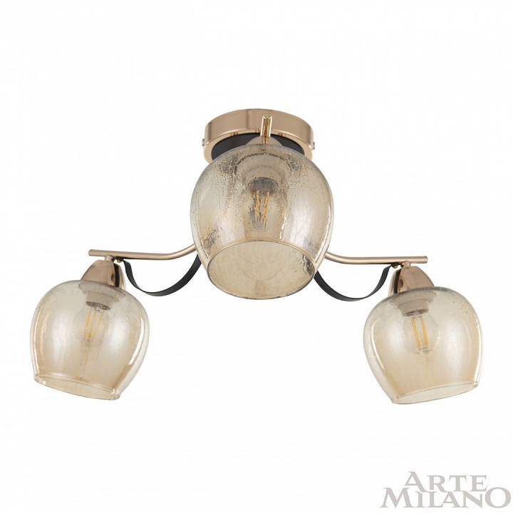 Потолочная люстра Arte Milano AMALFI-322306 322306/3 FG+BK