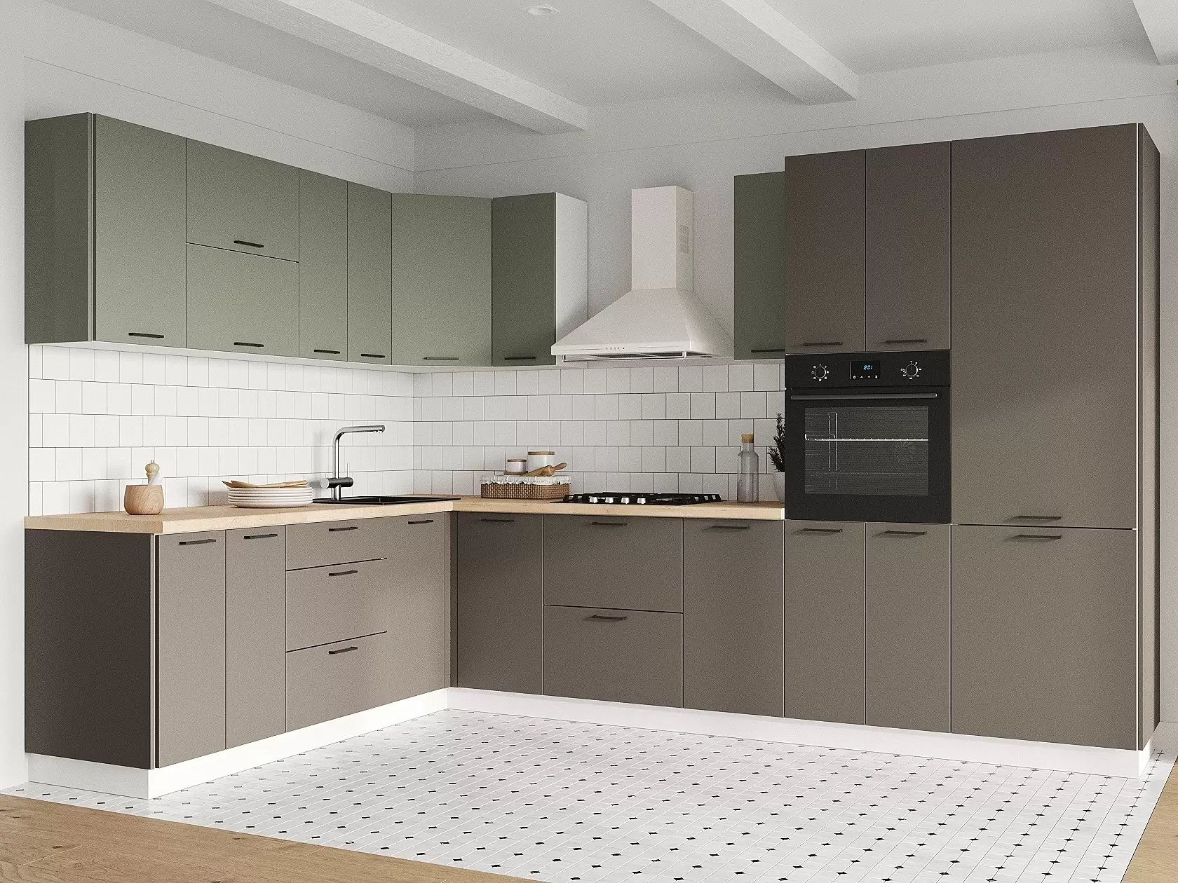 Кухонный гарнитур Аурелио 320х220 см