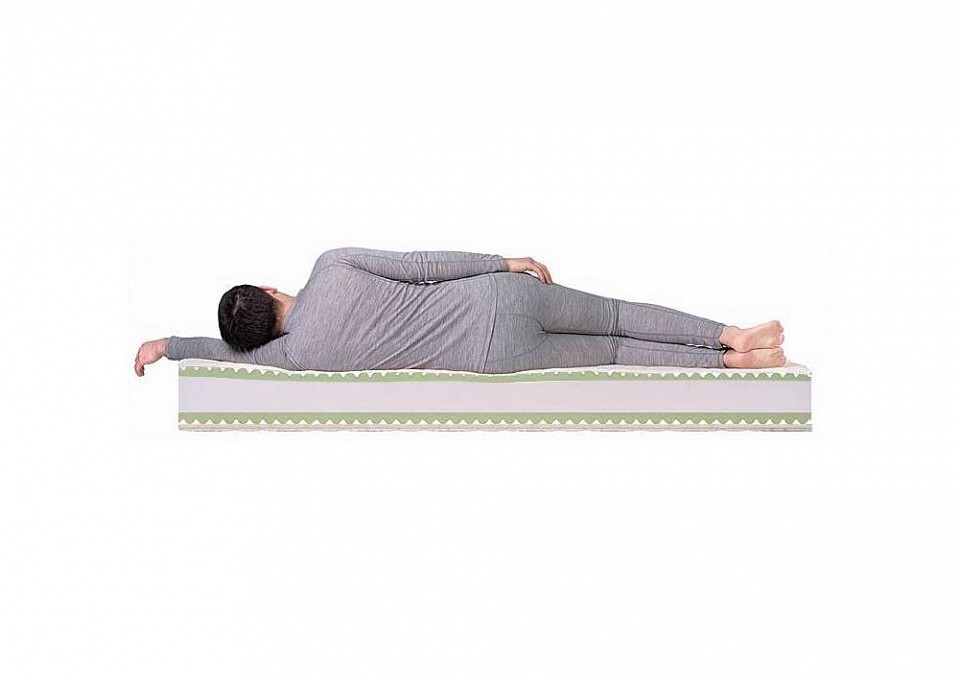 Матрас полутораспальный Roll Massage 1900x1400